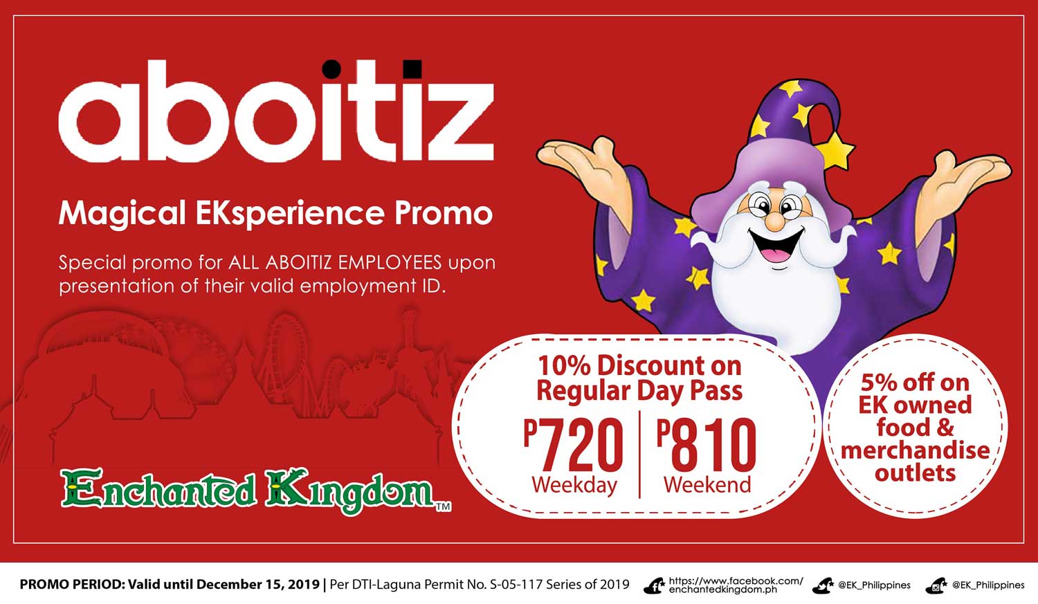 Promos Enchanted Kingdom