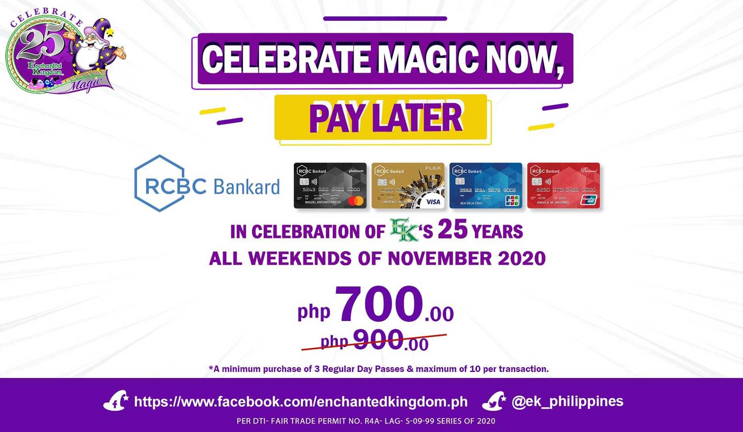 Promos Enchanted Kingdom