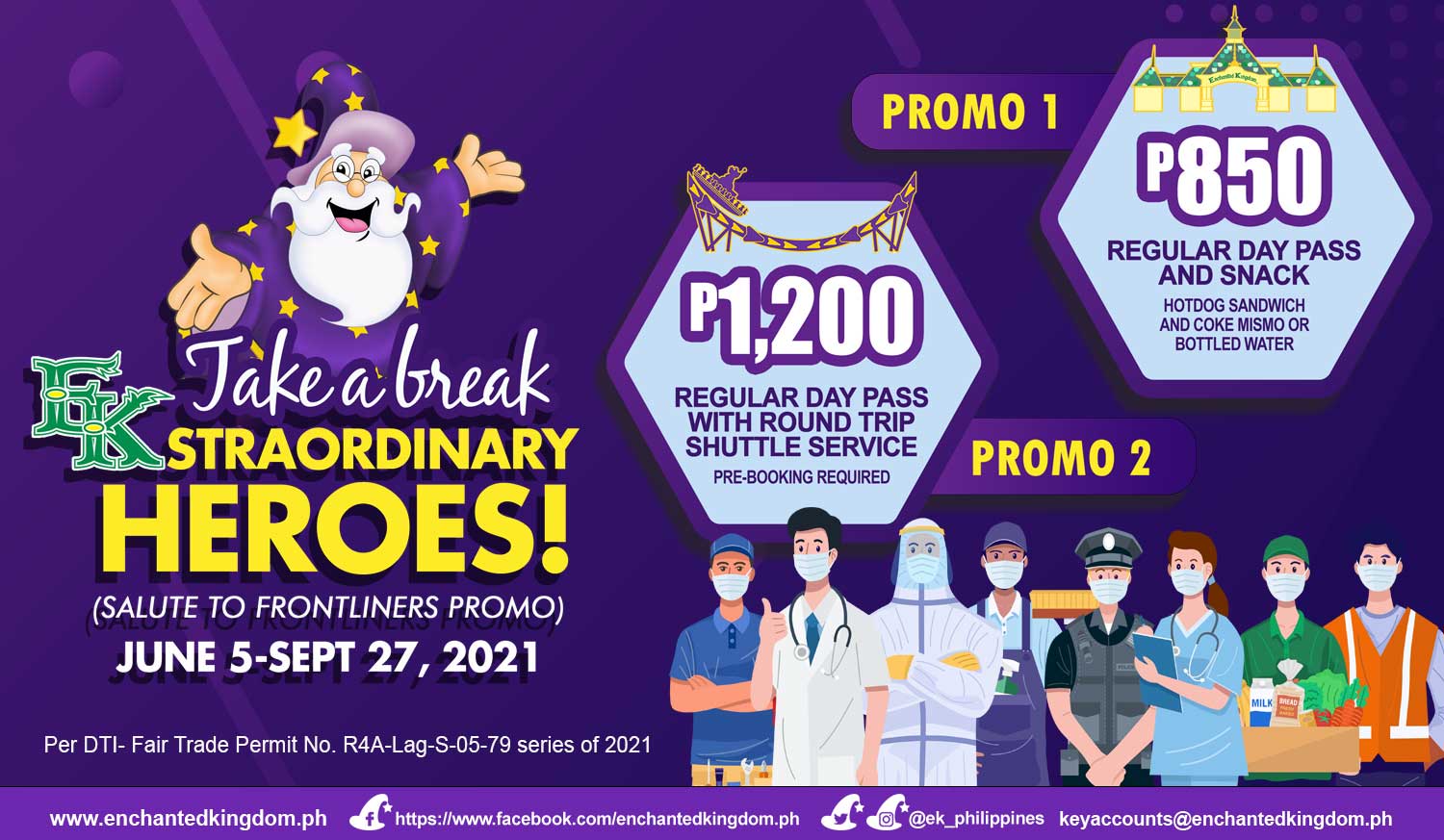 Promos Enchanted Kingdom