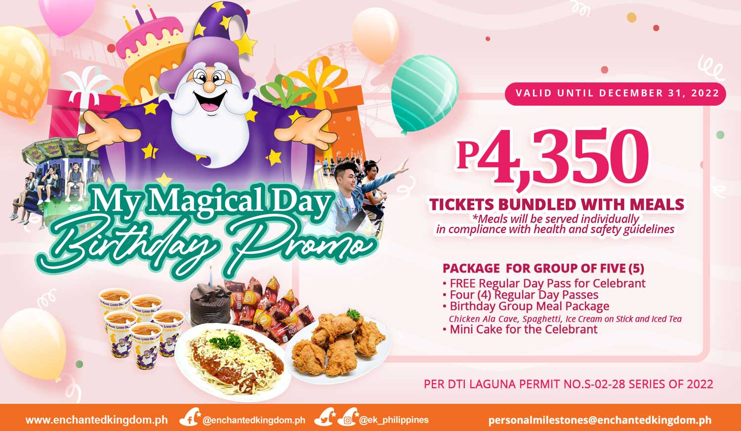 Promos Enchanted Kingdom