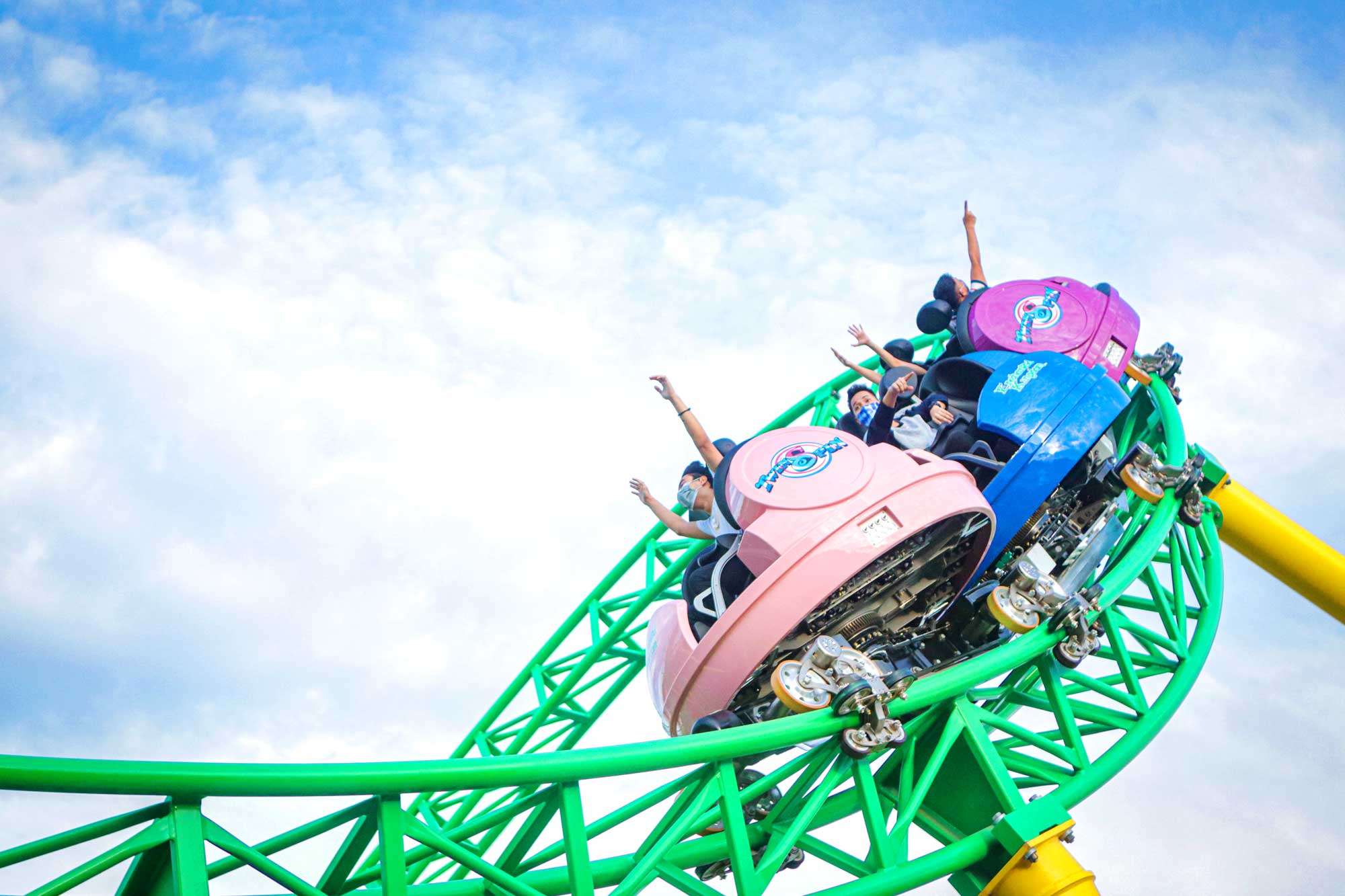 Double the fun with Enchanted Kingdom's newest ride attraction